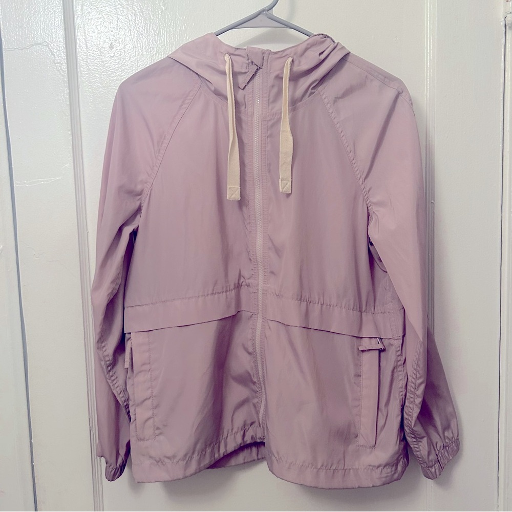 Madewell Rain Jacket - Size XS, EUC, Lilac raincoat